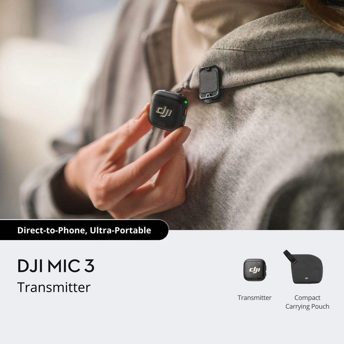 DJI Mic 3 (4 TX + 1 RX + Charging Case)